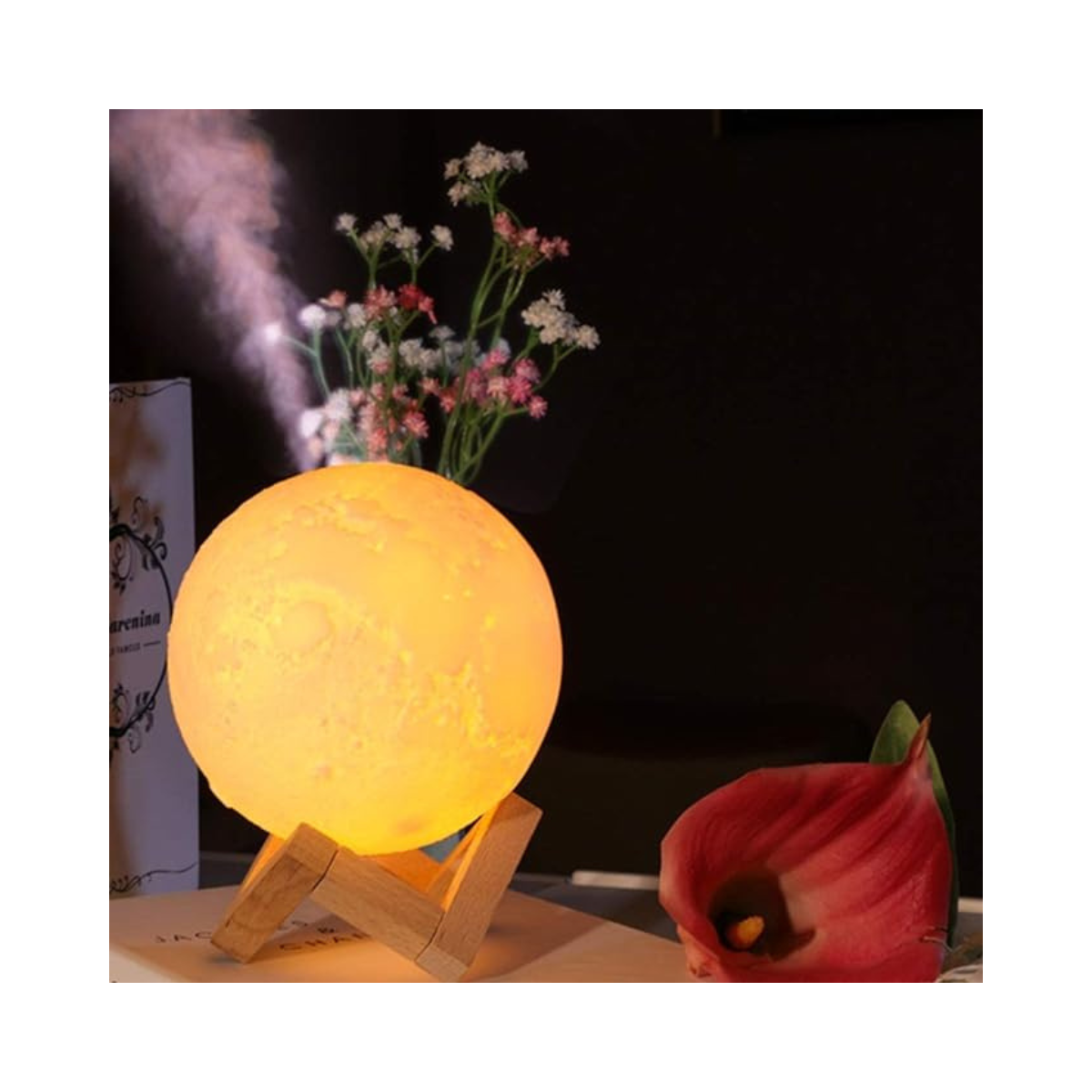 Lámpara Humidificadora Luna 3D NASA